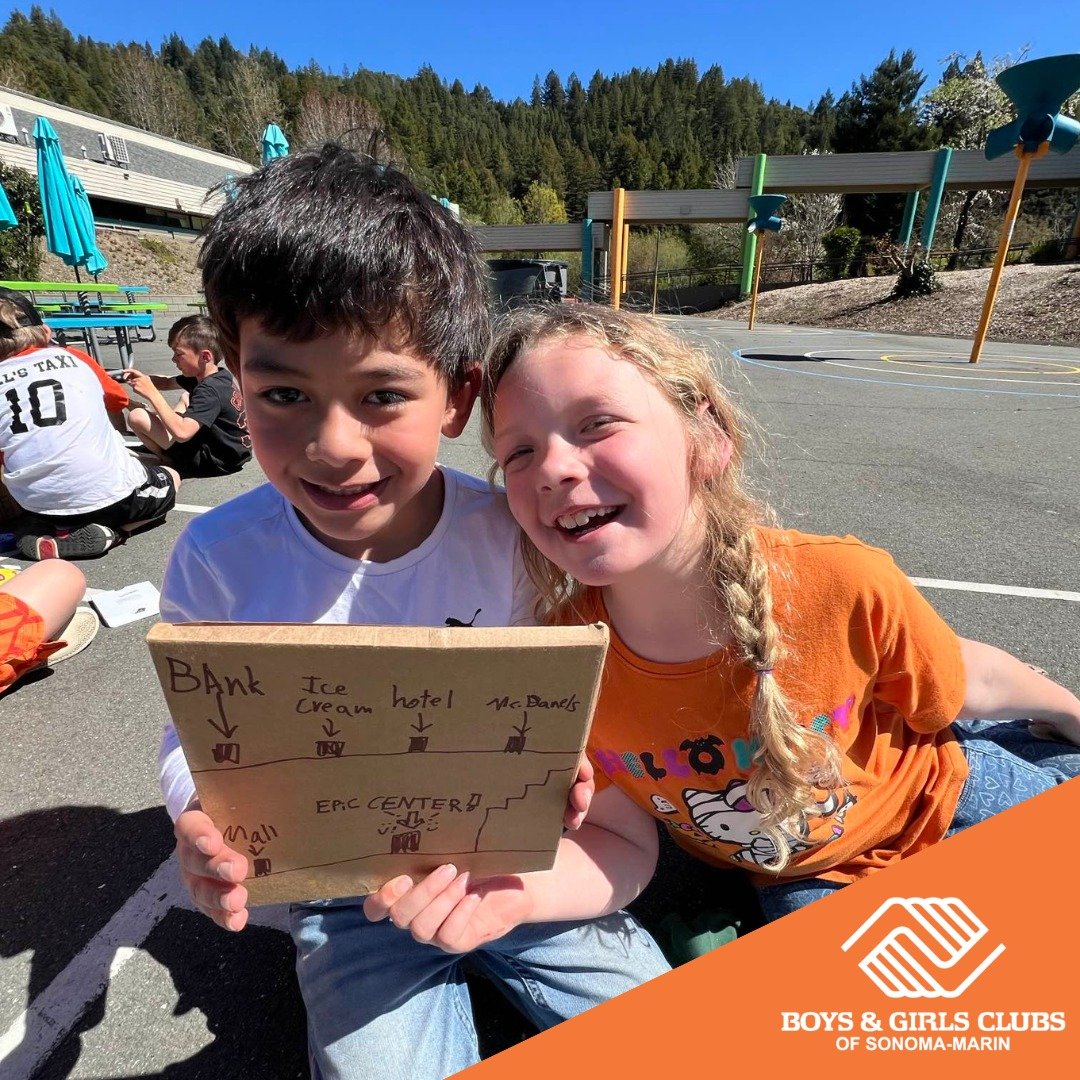 Everything comes to life with imagination! Club Kids had a great time outside building different structures. At the Clubs, we let kids' imaginations run wild and give them what they need to create their own fun. Through imaginative play, kids develop