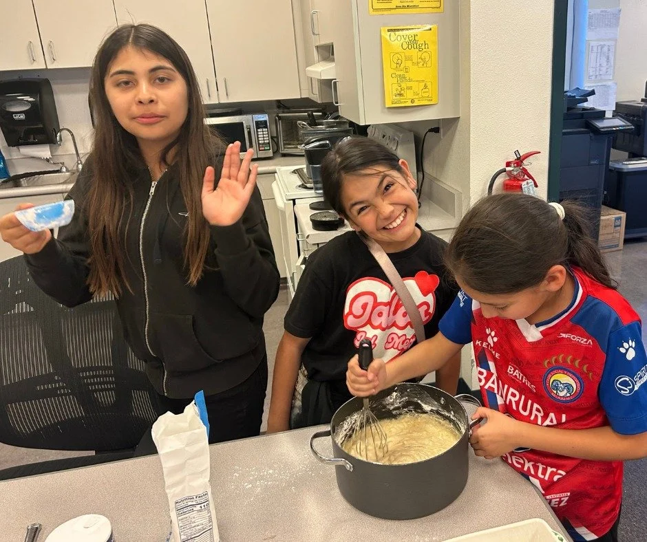 Our Club members are culinary geniuses! 🧑‍🍳

During Culinary Club, members put their skills to the test by making banana bread—and learning how to triple the recipe. They scaled ingredients, mixed, measured, and baked their way to a delic