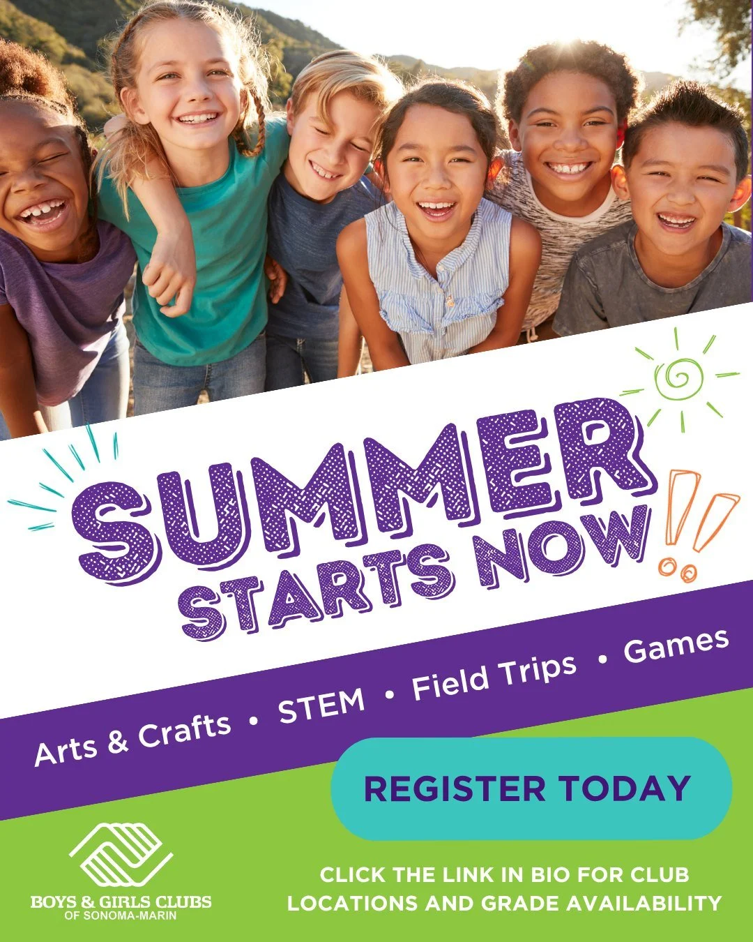 Summer Camp registration is officially OPEN!☀️

Get ready for a season of creativity, adventure, and discovery. From colorful arts &amp; crafts to unforgettable field trips and hands-on STEM projects, there is something for every camper to dive into.