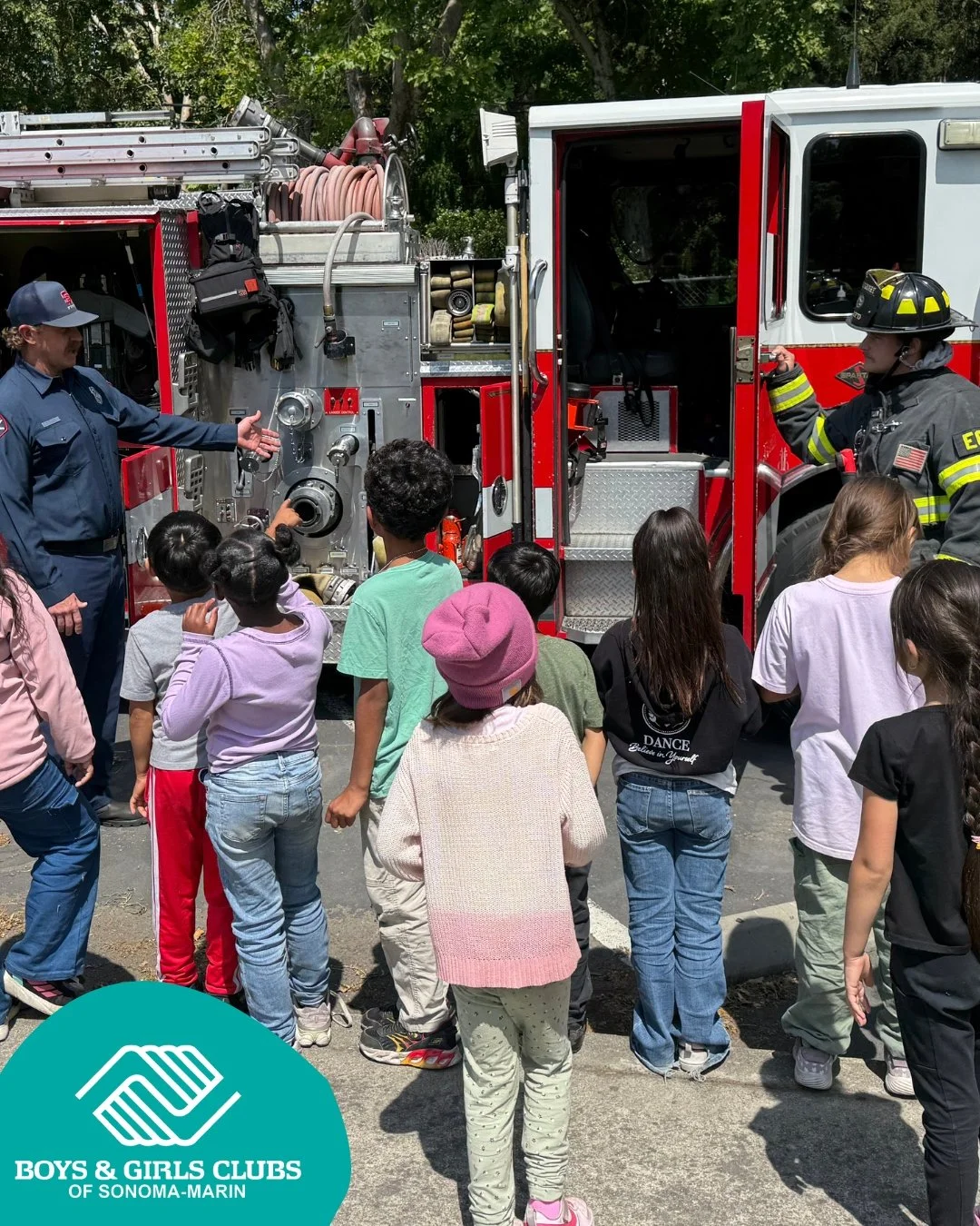 Sparking curiosity and inspiring our future heroes! 🚒✨

Our Members at the Burbank Club had an unforgettable afternoon exploring fire trucks and learning about bravery from the @santarosafire 
Giving youth the opportunity to dream big alongside loca