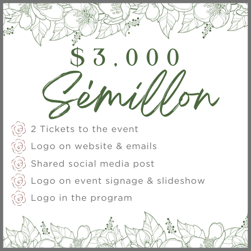 $3,000 Semillon sponsor level