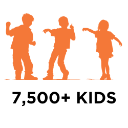 7,500+ kids