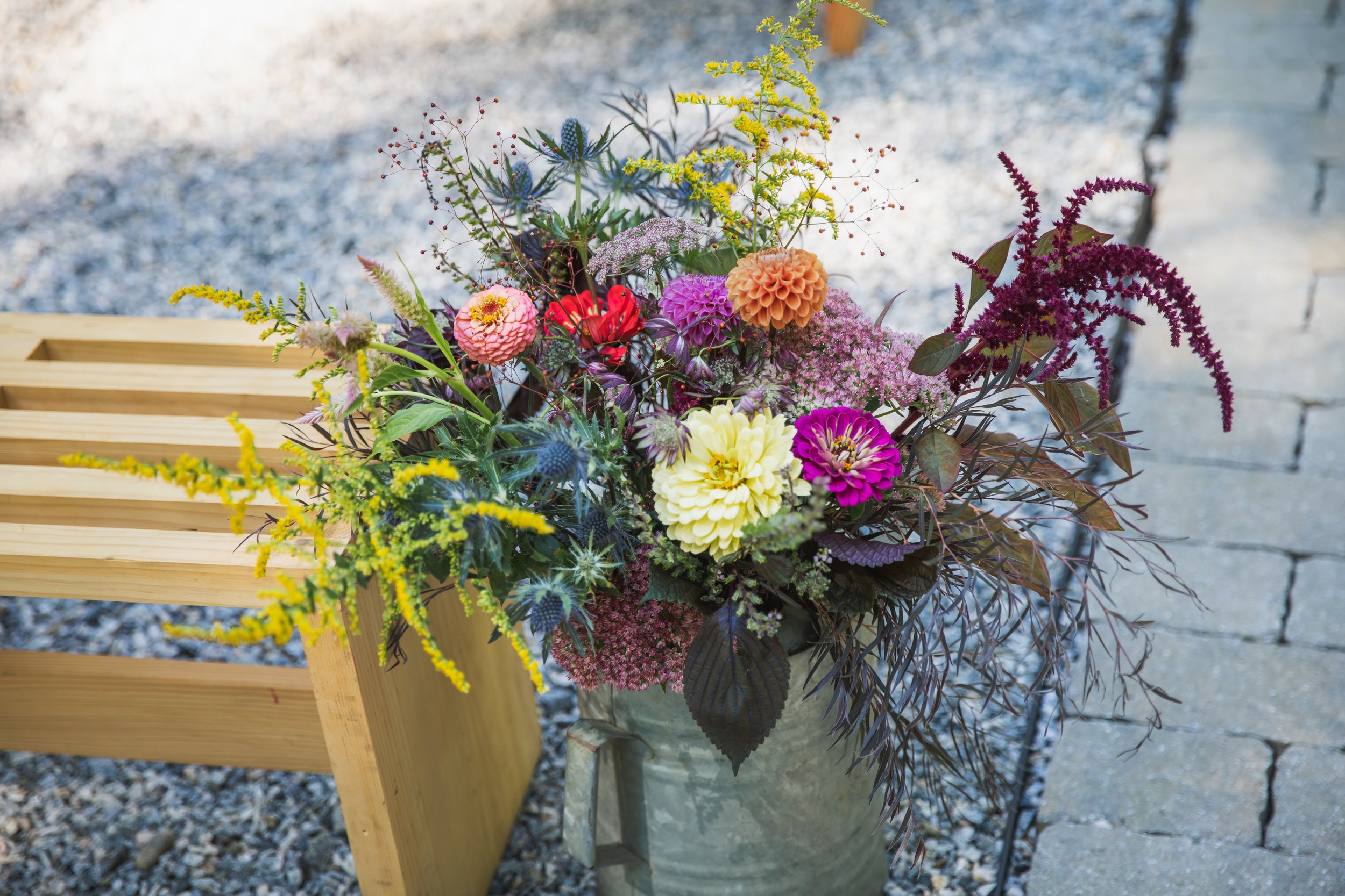 Colorful Bohemian September Wedding In