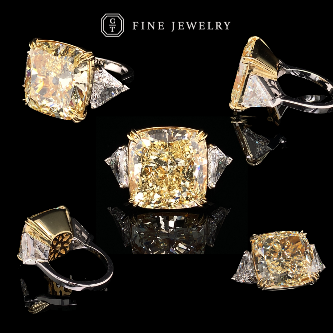 20CT Yellow Diamond Ring 