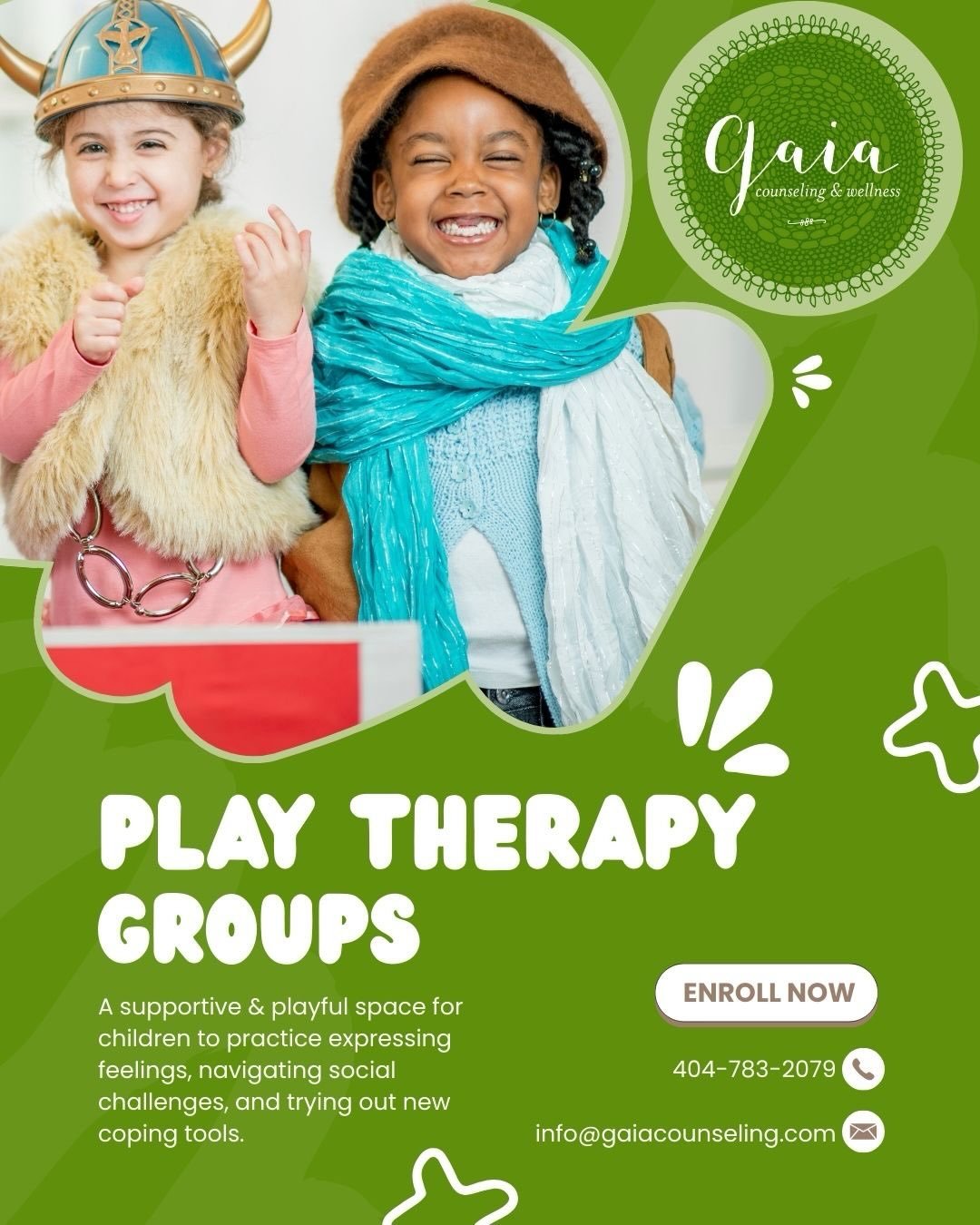 New Group Sessions Are Open!

Is your child or teen looking for connection, growth, and support in a therapeutic setting? At Gaia Counseling &amp; Wellness, our therapist-led groups help children and adolescents build relationships, express themselve