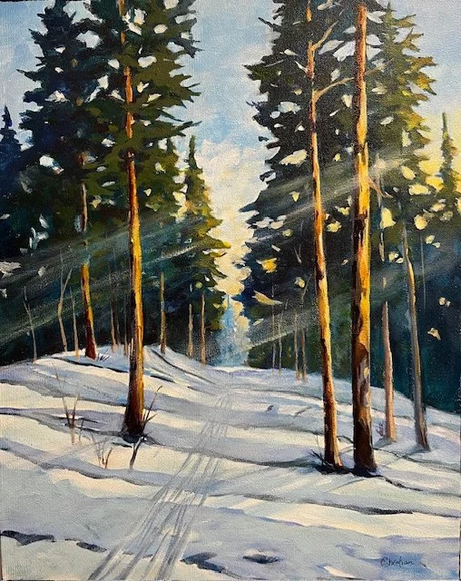 Cheryl Christian, Making Strikes, Acrylic, 20” x 16”, $380.00.jpg