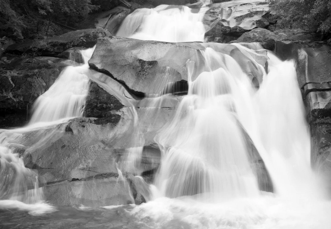 Bill Fell, Clayton Falls, B  & W Photo, 26 x 30 (framed), $395.00.jpg