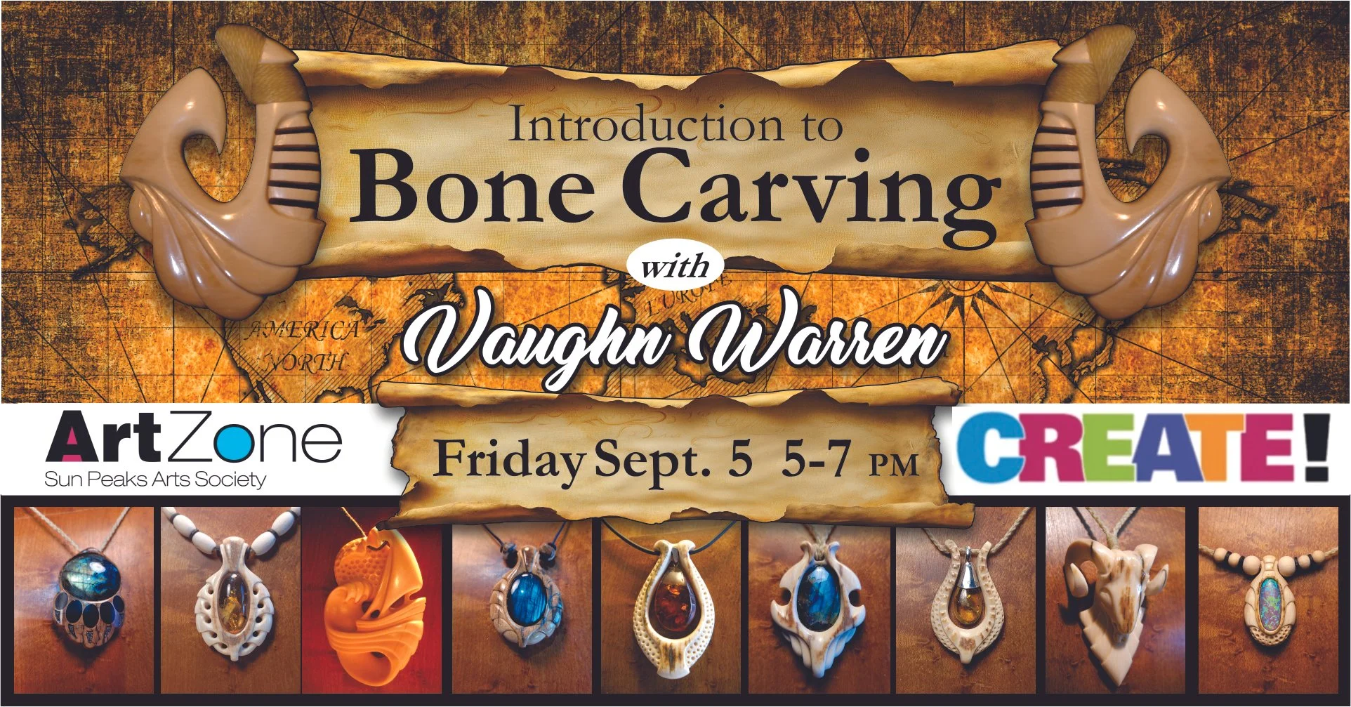 Bone Carving Demo with Vaughn Warren