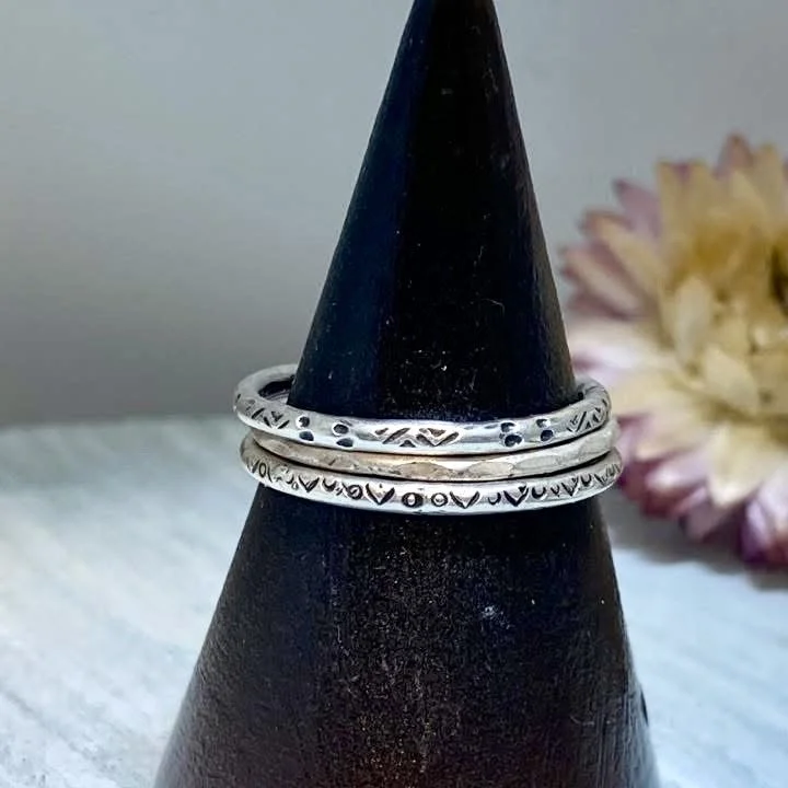 Introduction to Silversmithing: Stacking Rings