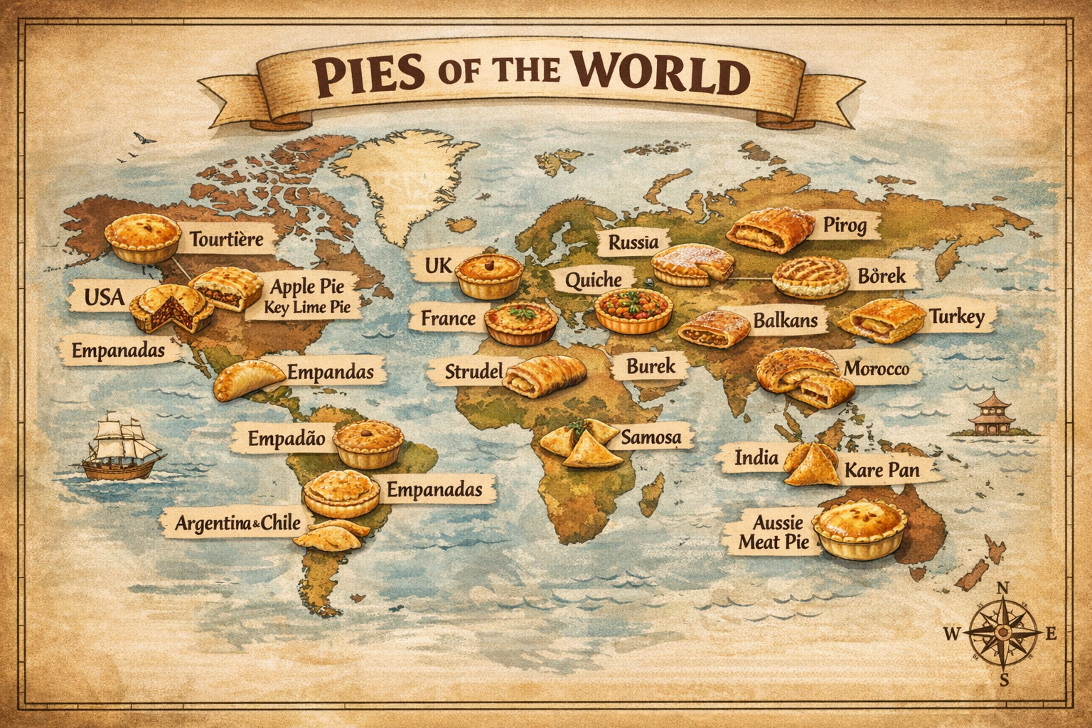 3rd Annual World of Food Contest - Pi Day!