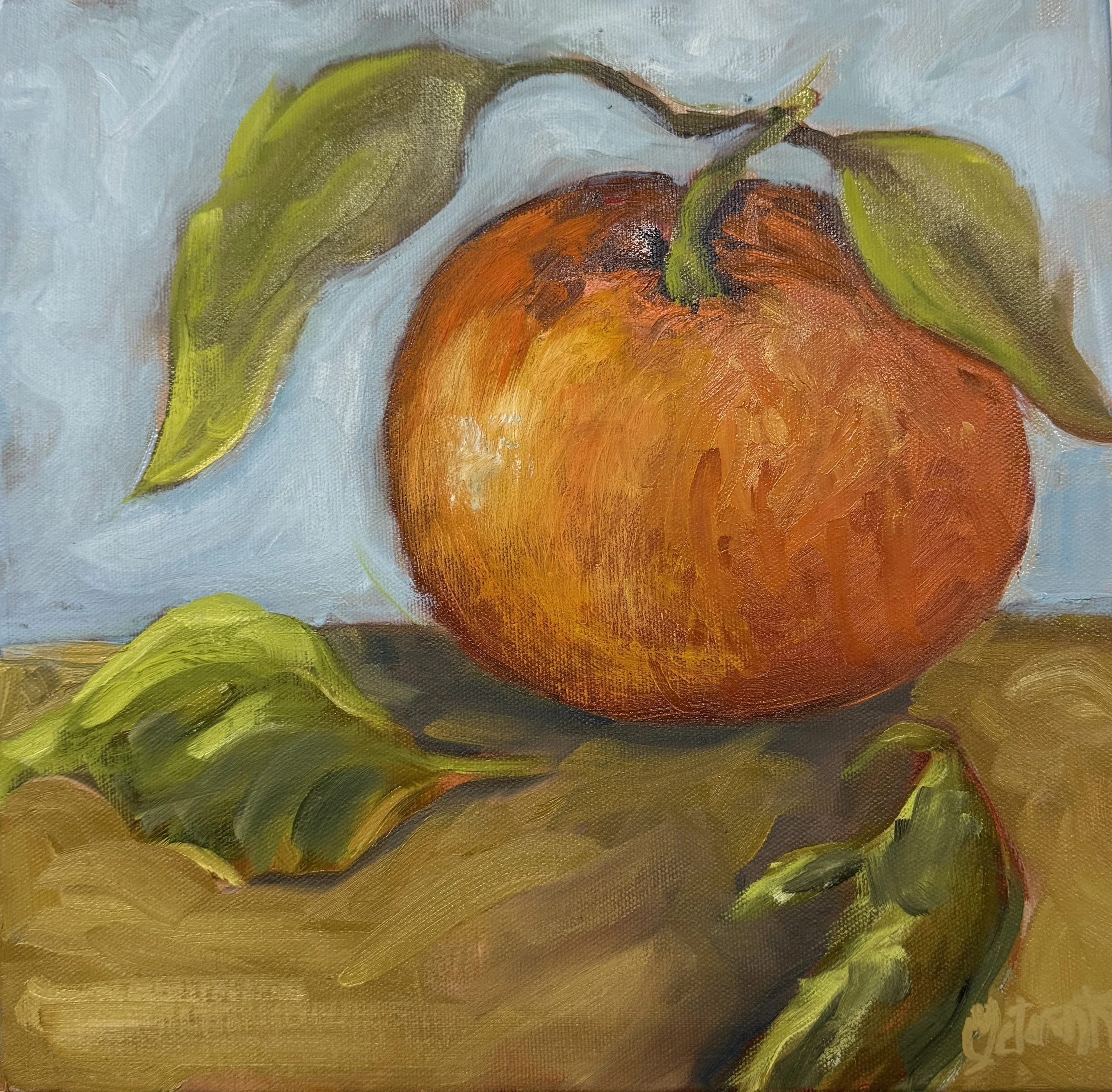 Lone Zest, 12x12,Oil,$200, CathyTetarenko.JPG