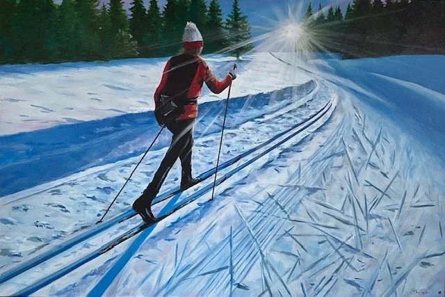 Cheryl Christian, The Path Ahead, Acrylic, 24” x 36”, $650.00.jpg