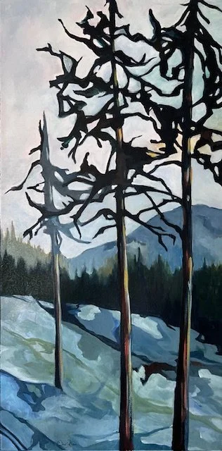 Cheryl Christian, Spring Melt, Acrylic, 24” x 12”, $285.00.jpg