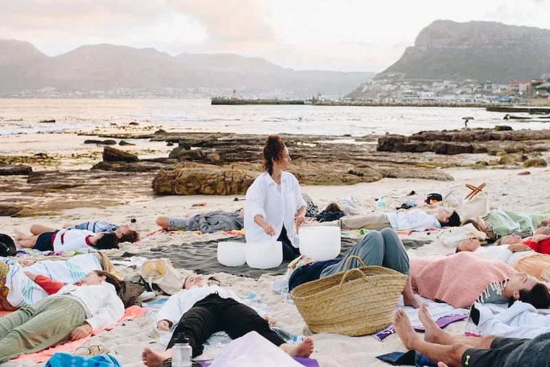 Full moon 🌕 sound, sauna, swim 📍Dalebrook, kalk bay