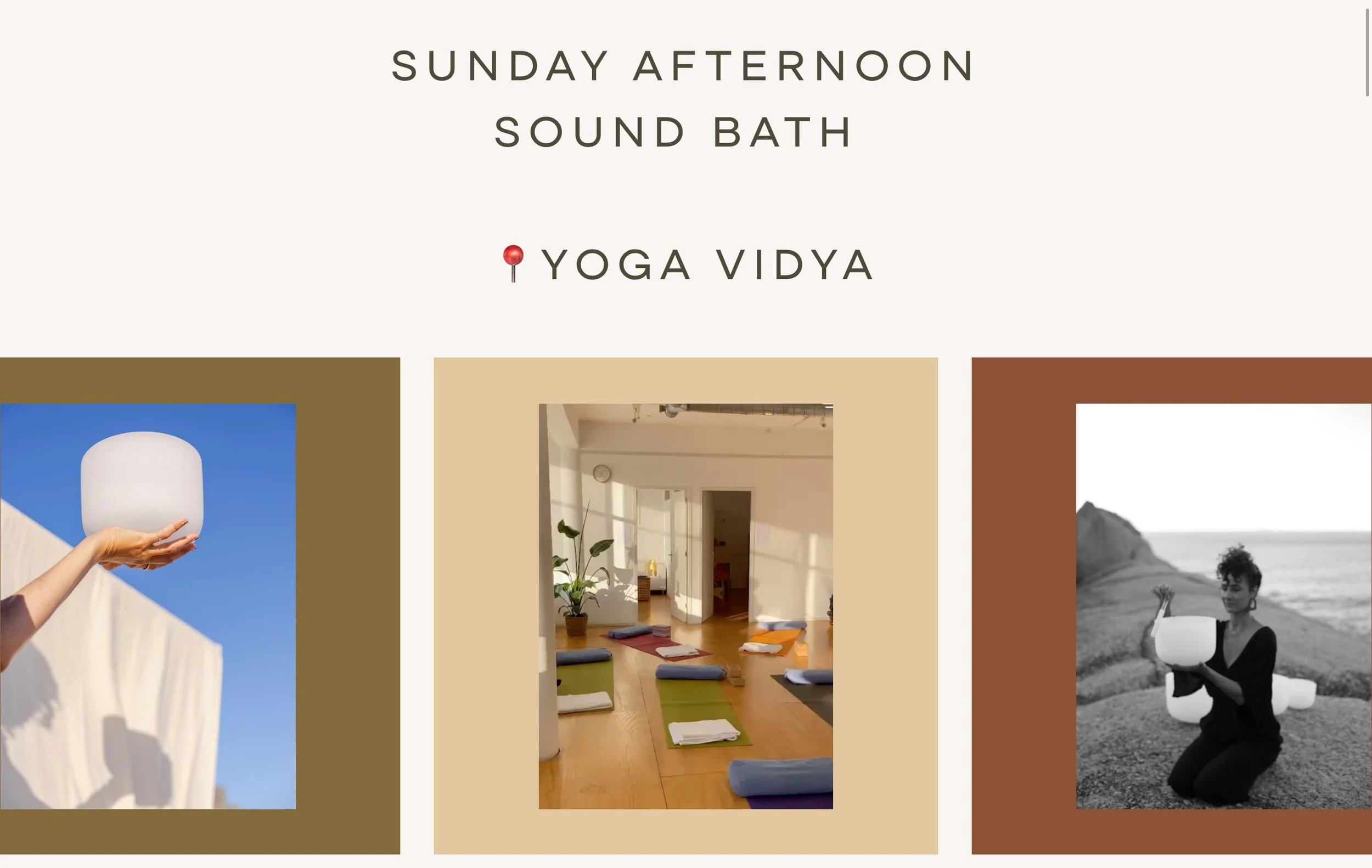 Sunday afternoon sound bath 📍 Rotterdam 