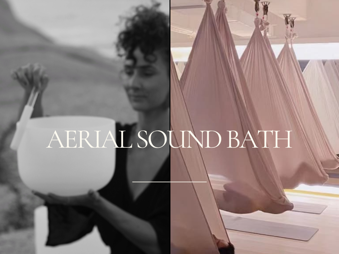 Aerial hammock Sound Bath @ Health Garage, Middelburg