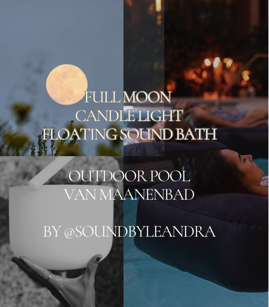 SPecial: 🌕 Full Moon, Candle light Floating sound bath @ van maanenbad, r’dam
