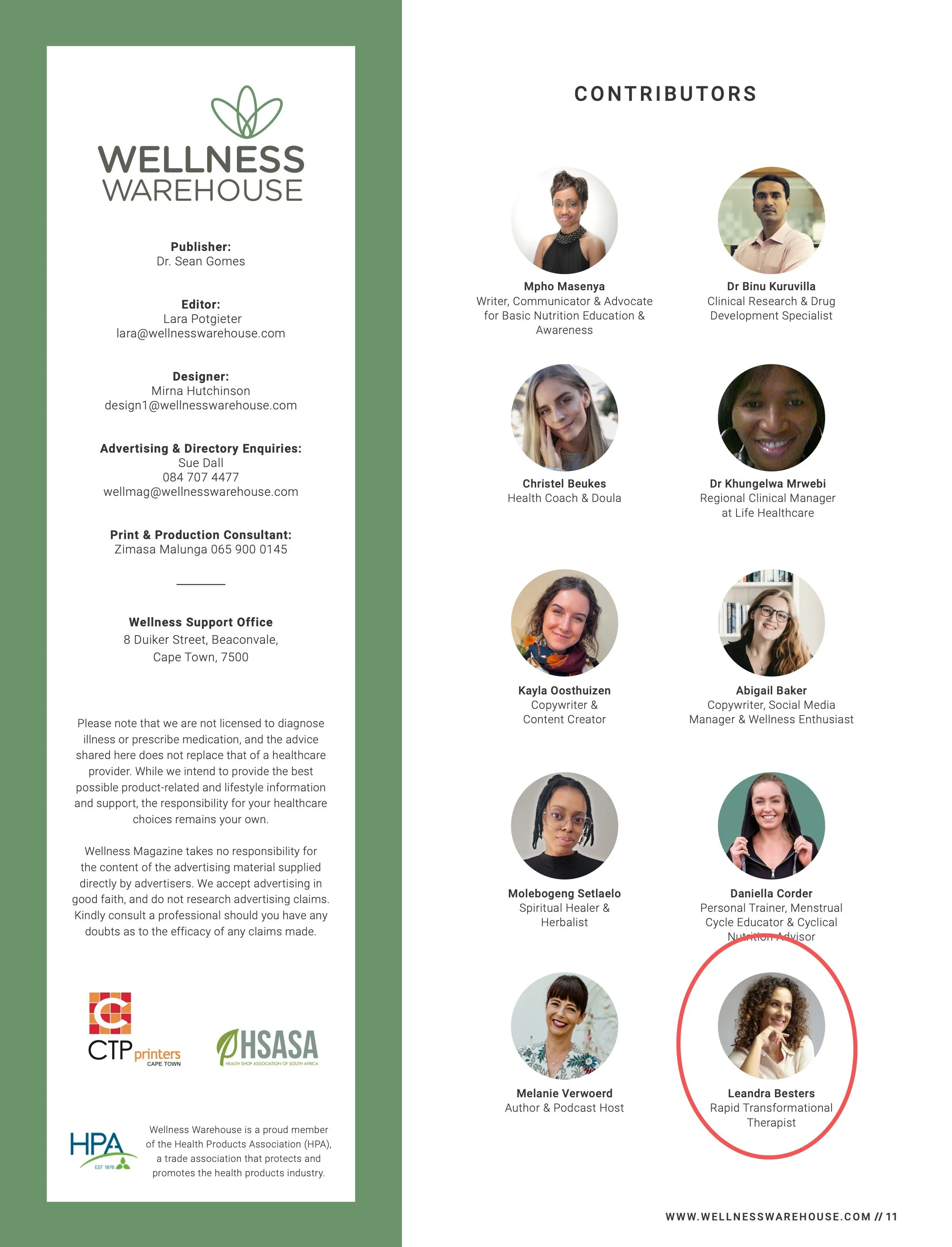 Wellness Warehouse Magazine