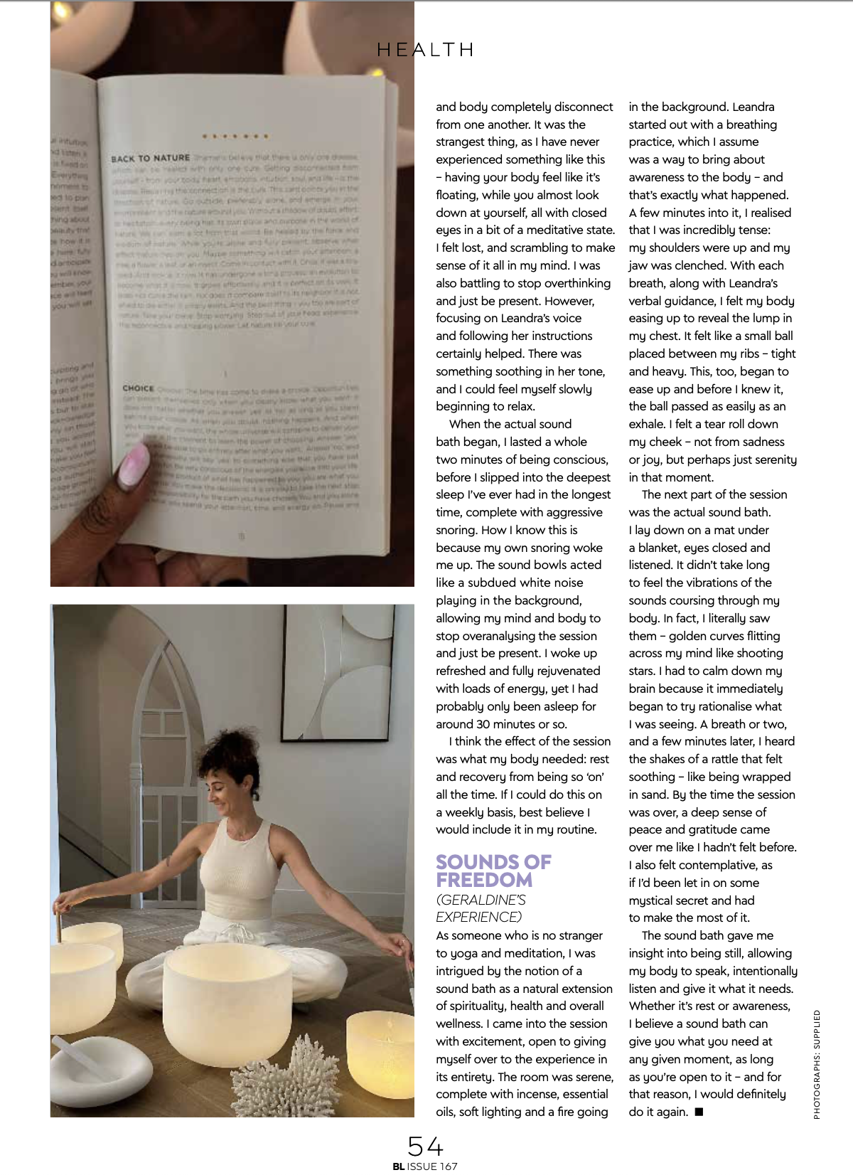 Balanced Life Magazine experience