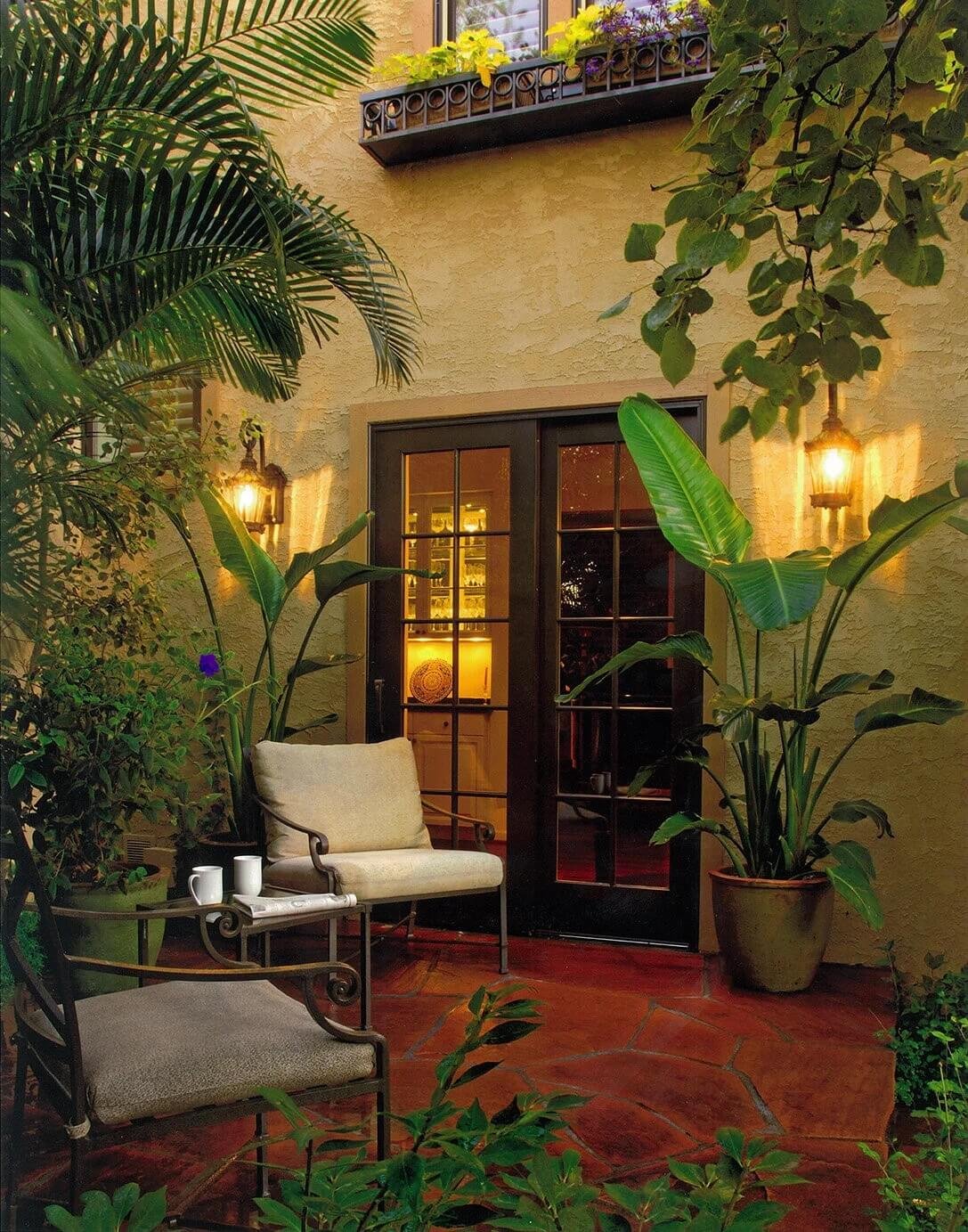 Remodeled Exterior Doors, patio and garden space