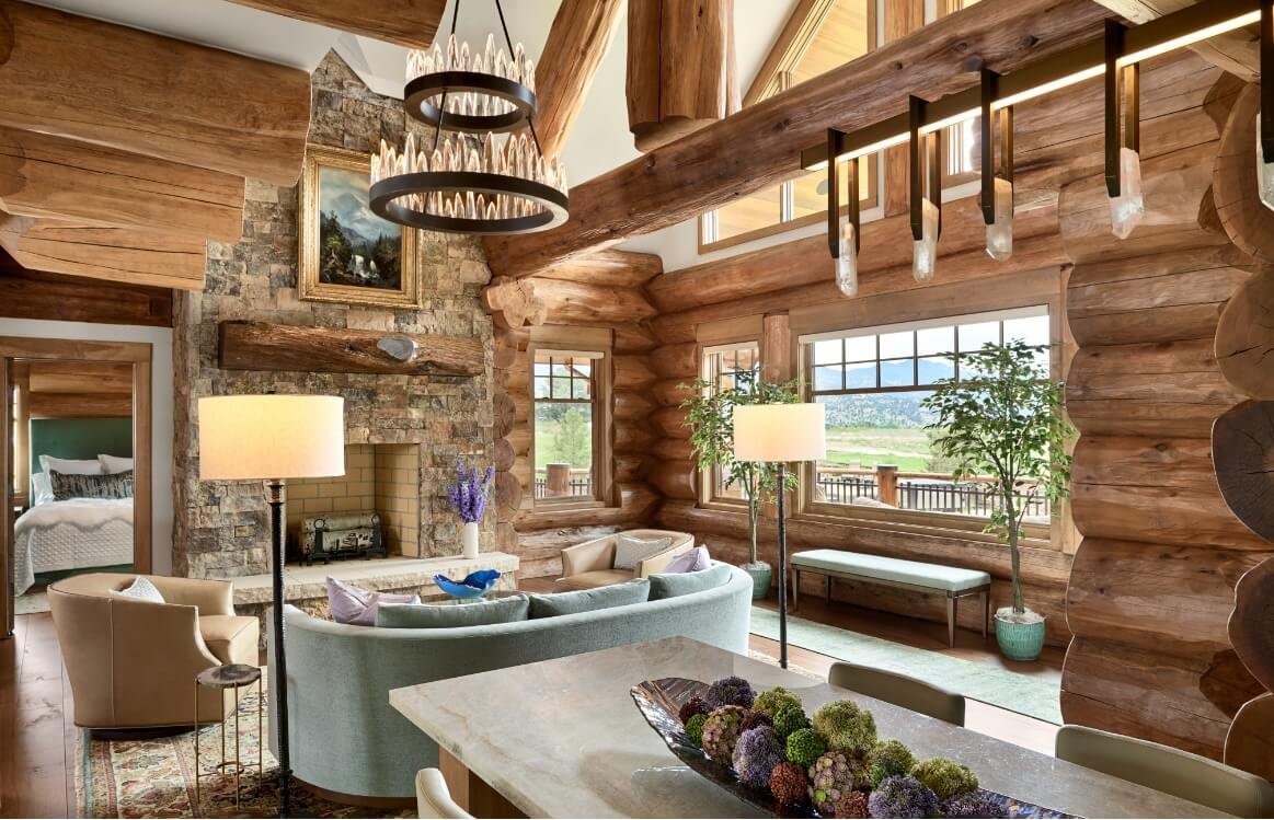 Modern Luxury Living Room Cabin