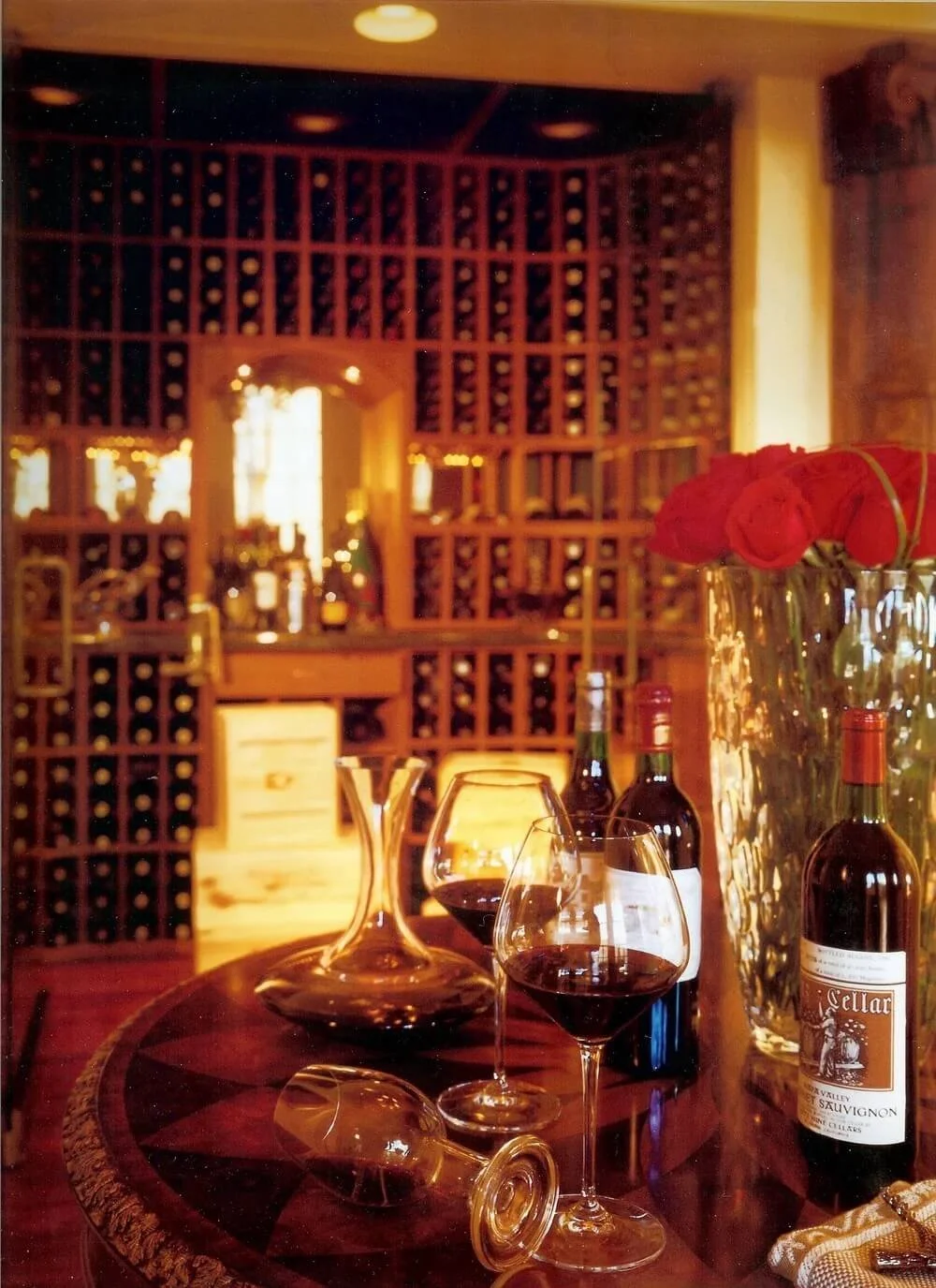 Beautiful Dining table and Wine Cabinet