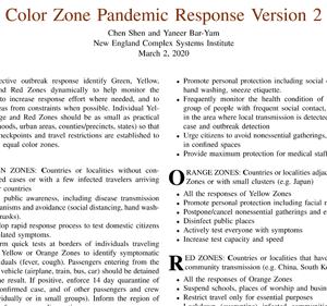 Color Zone Pandemic Response