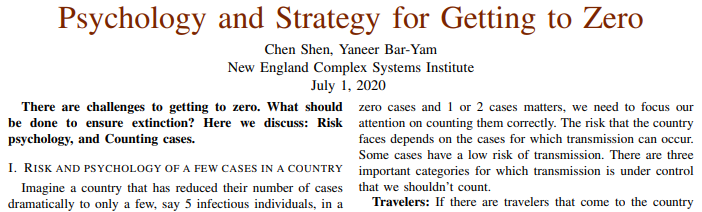 Restrict travel, test and trace