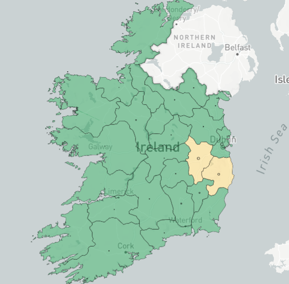 Ireland Case Map