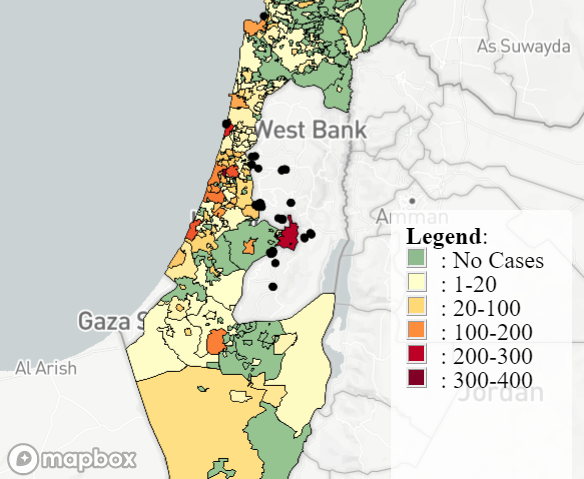 Israel Case Map