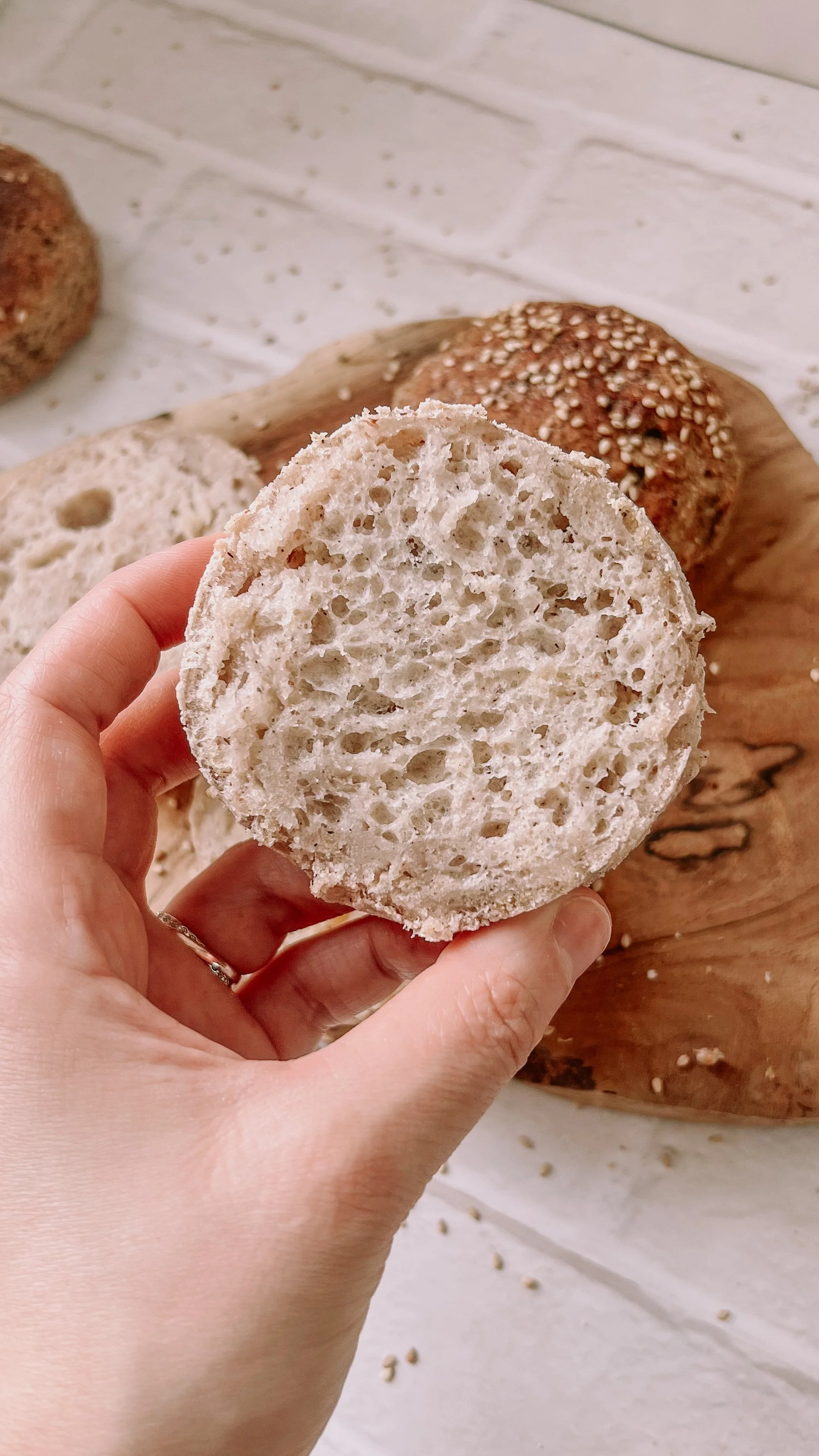 The easiest gluten free burger buns
