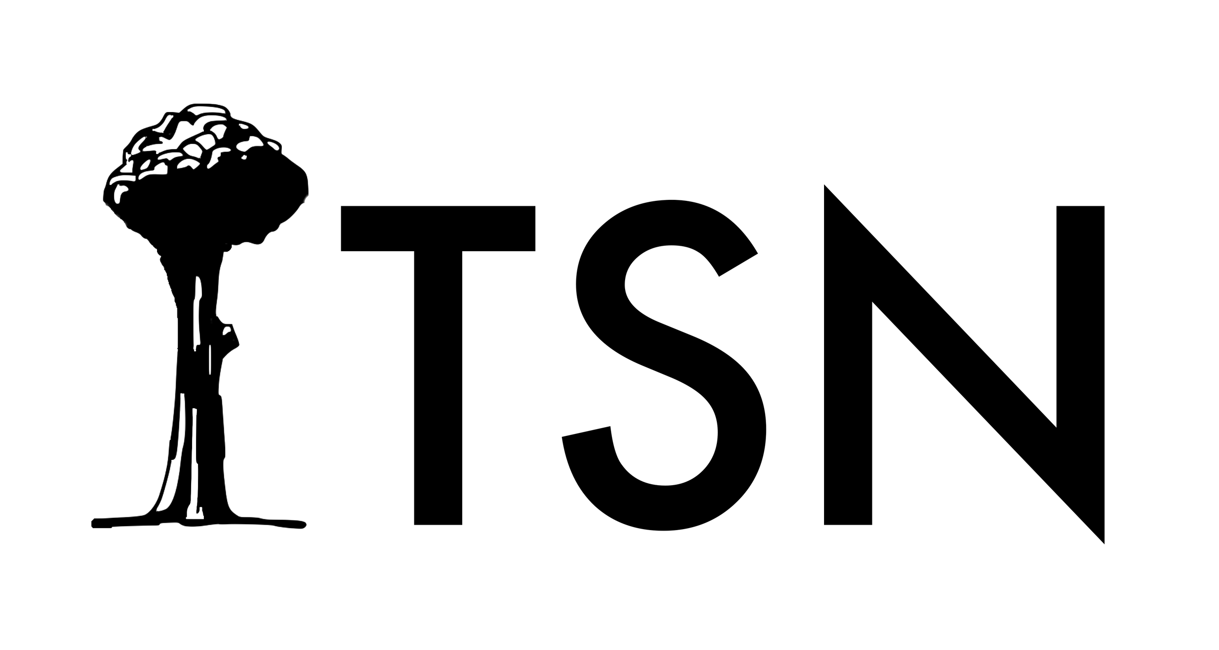 Black and white silhouette of a person with a hand raised in a peace sign against a black background.