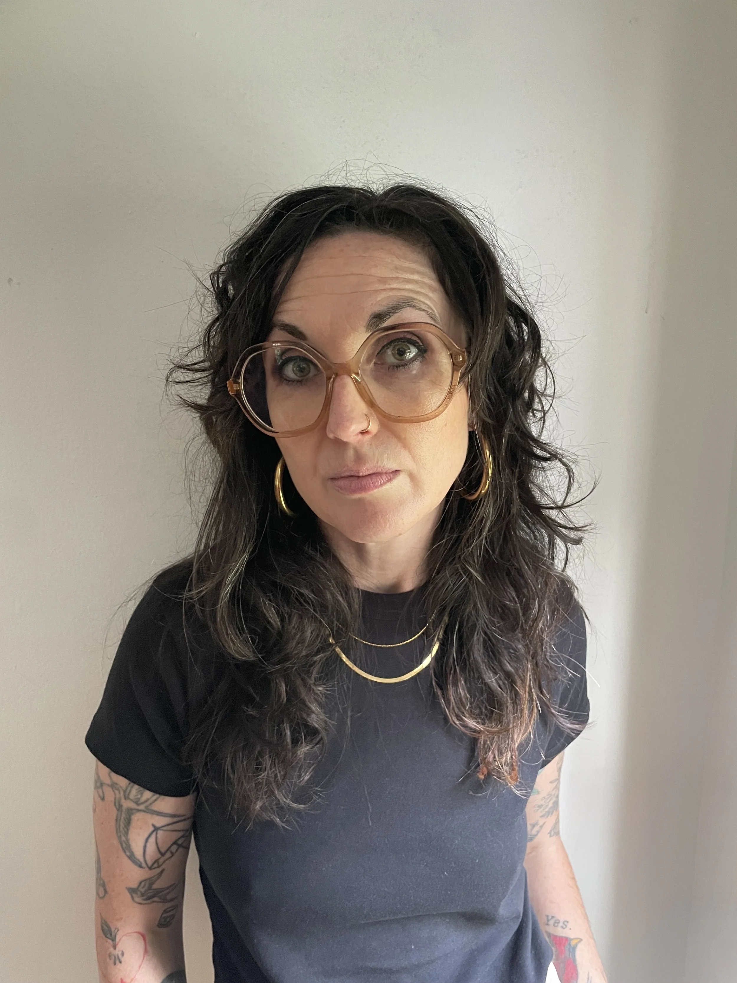 Sarah Marloff against a white backdrop