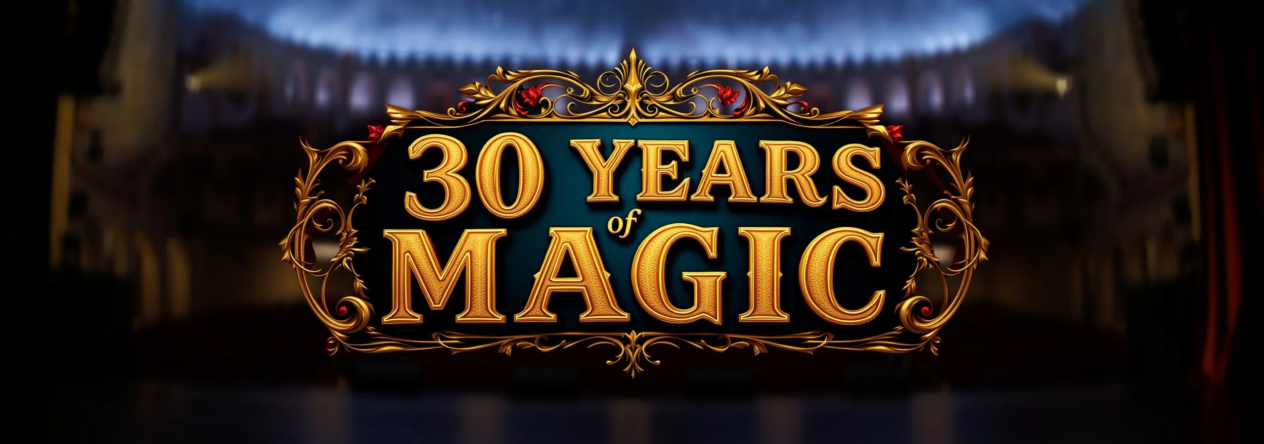 Documentary and live event intro title for the 30 Years of Magic performance at the Orpheum Theatre in Phoenix