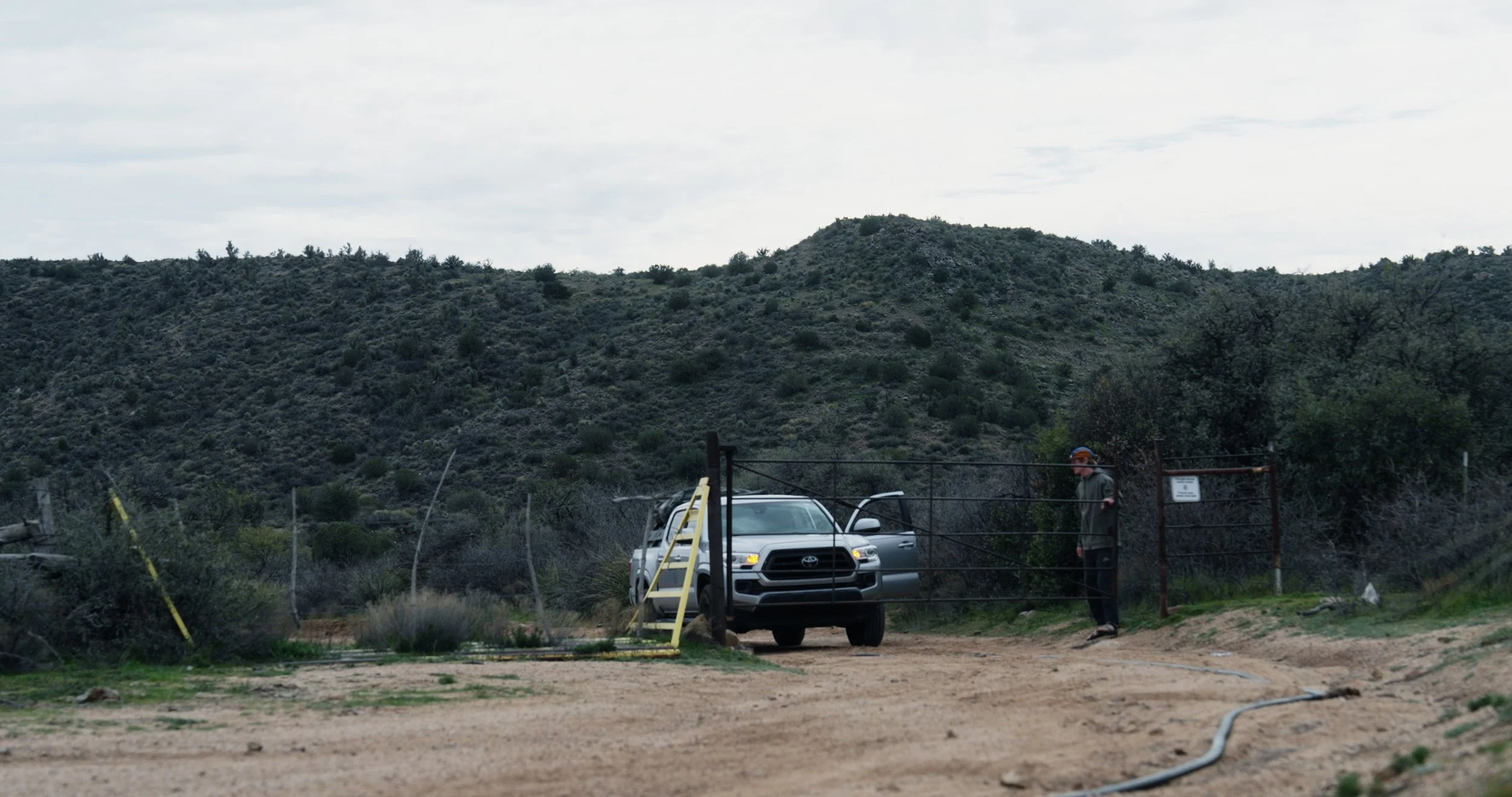 Arriving at the proposal location in Sedona Arizona during filming of a surprise engagement documentary.
