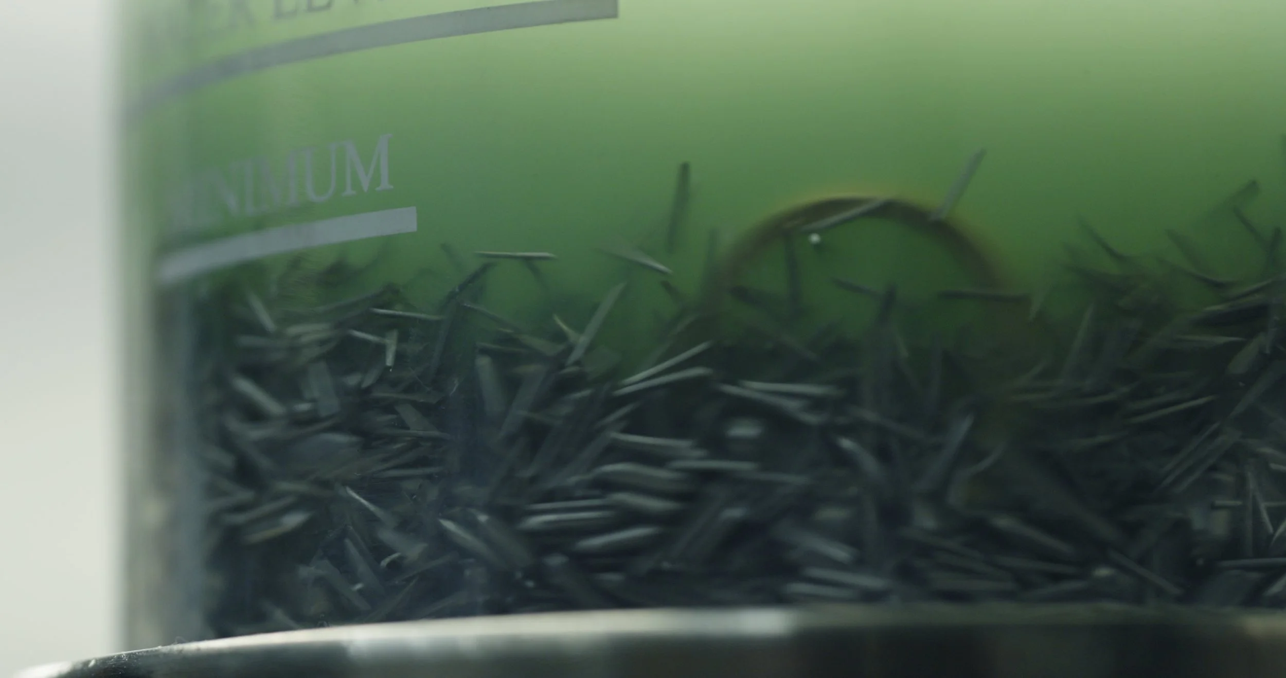 Jewelry polishing machine used during the finishing process of a custom engagement ring.