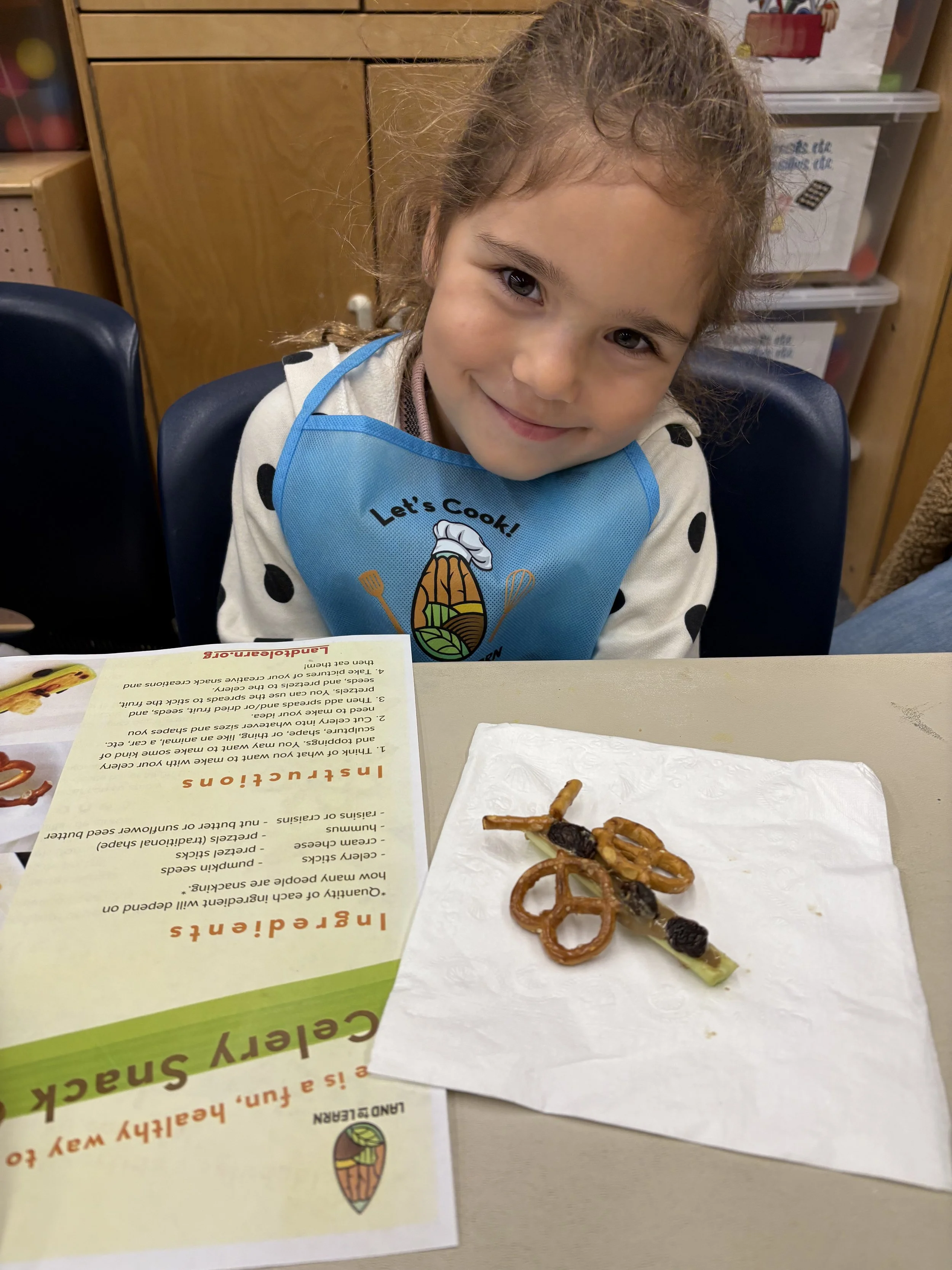 sweet smile w celery creation family cooking workshop Newburgh Library 2025.jpg