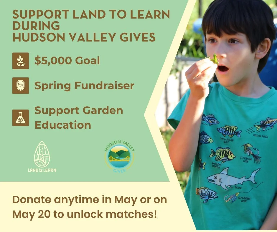 Let&rsquo;s show everyone that your community is full of generosity! On May 20, help us celebrate Hudson Valley Gives and continue our mission to provide garden education to 11 public schools in Beacon, Kingston and Newburgh! Link in Bio to donate!  