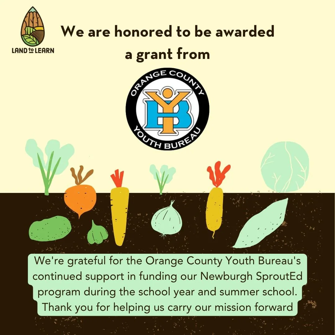 We are thankful for the continued support of the @orangecountynygovt Youth Bureau for their generous funding for our Newburgh SproutEd program, both during the school year and during summer school. In these photos, students from Temple Hill Academy i