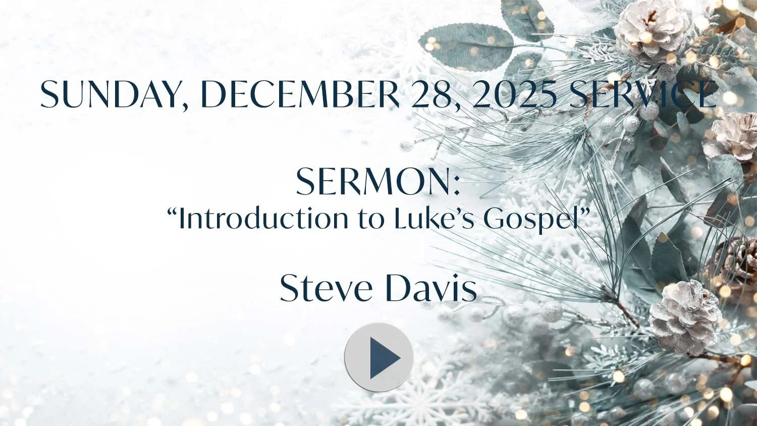 Sunday, December 28, 2025