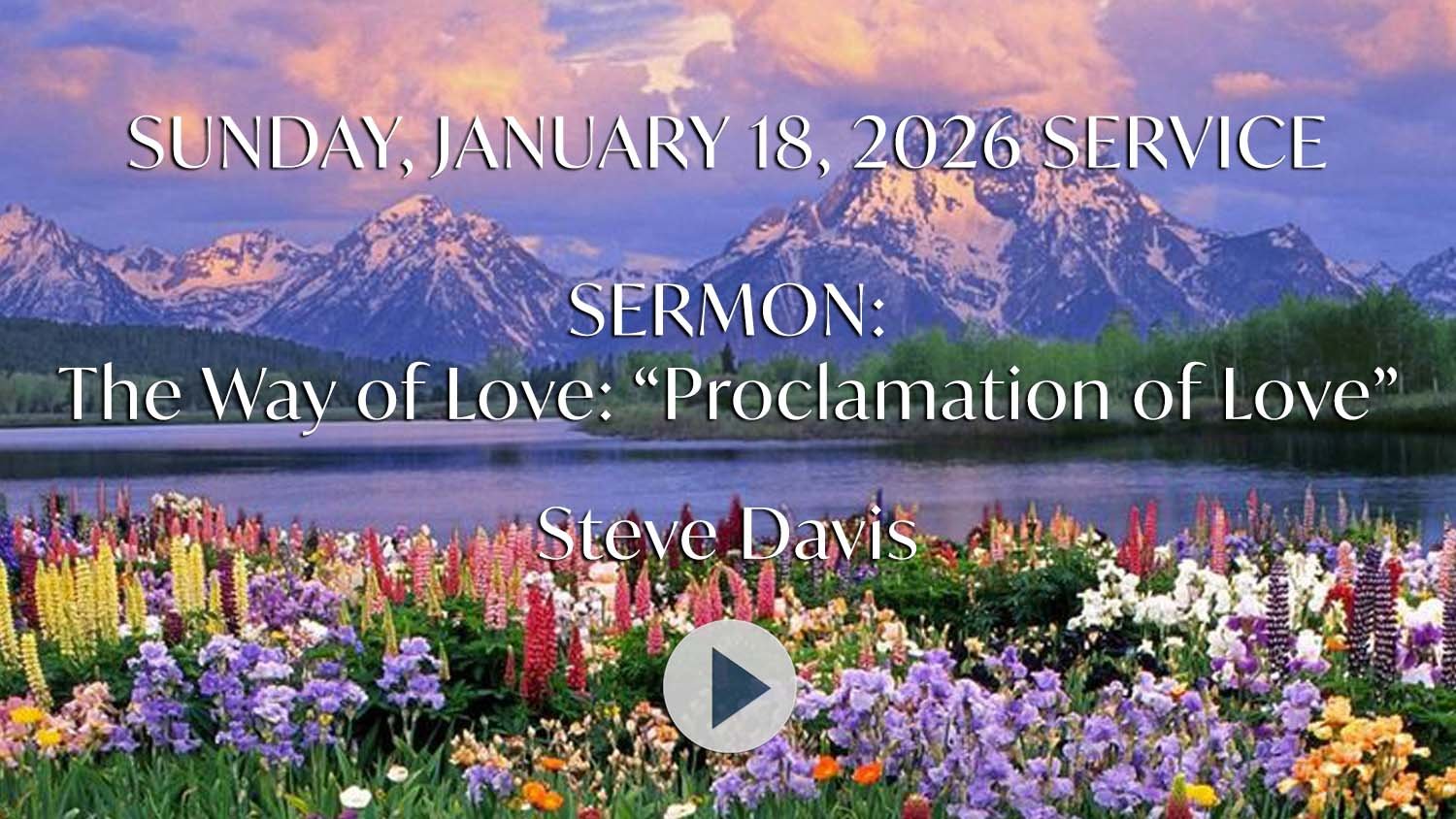 Sunday, January 18, 2026