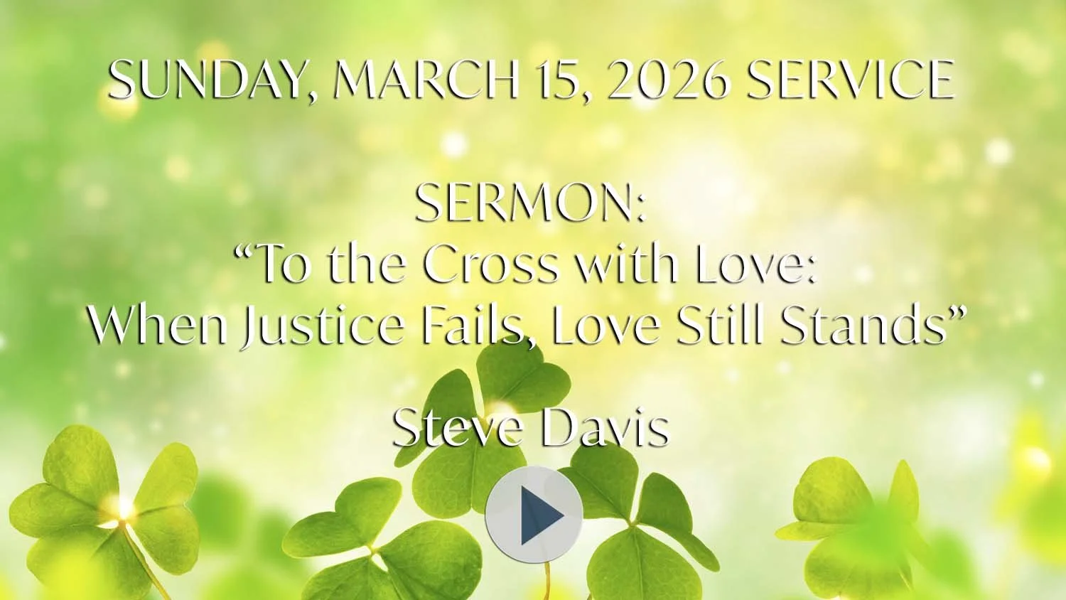 Sunday, March 15, 2026