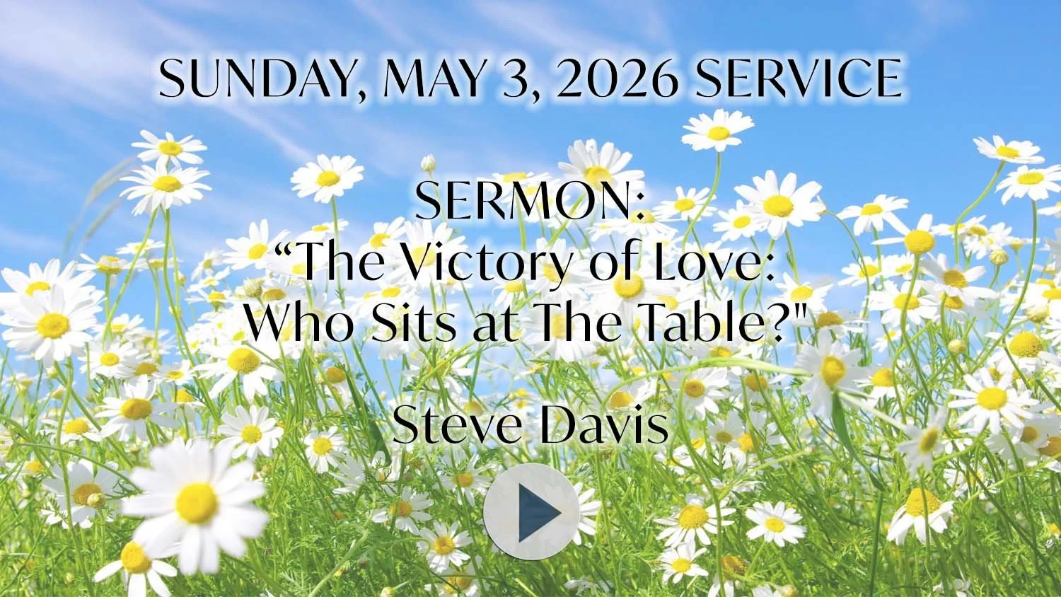 Sunday, May 3, 2026