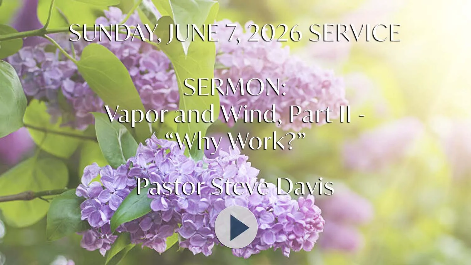 Sunday, June 7, 2026