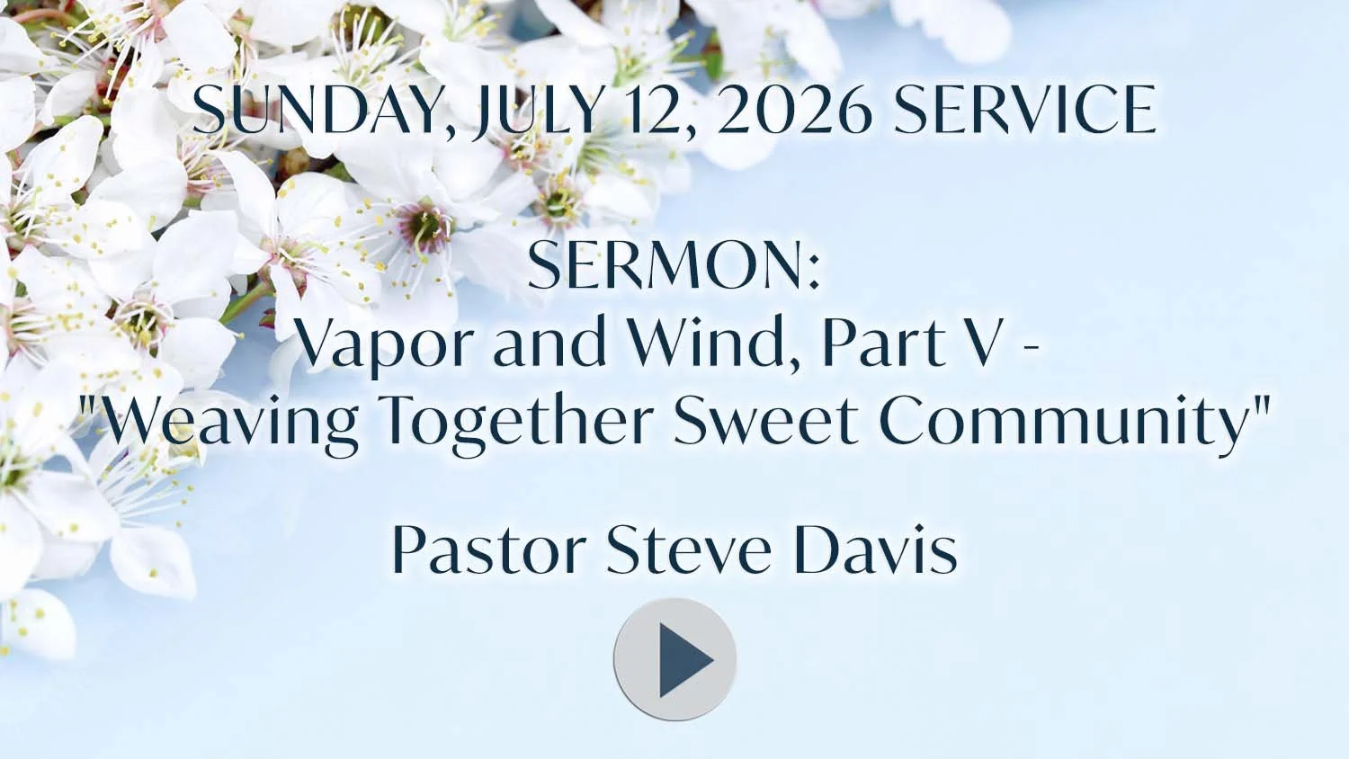 Sunday, July 12, 2026