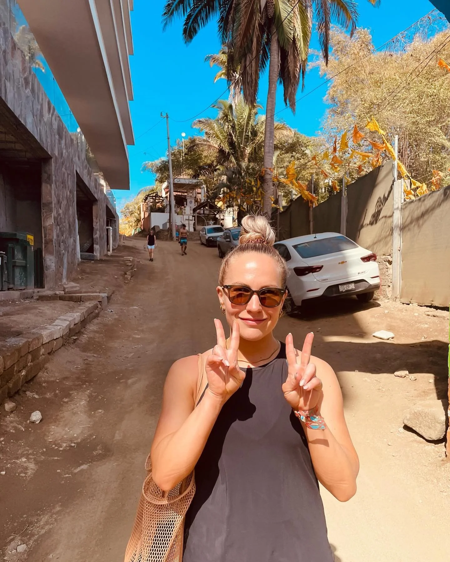 When you remember that tortillas are the ultimate vehicle for food, whether it&rsquo;s breakfast lunch or dinner. Swipe for my fave snacks from Mexico 😽🌮🐠🥭