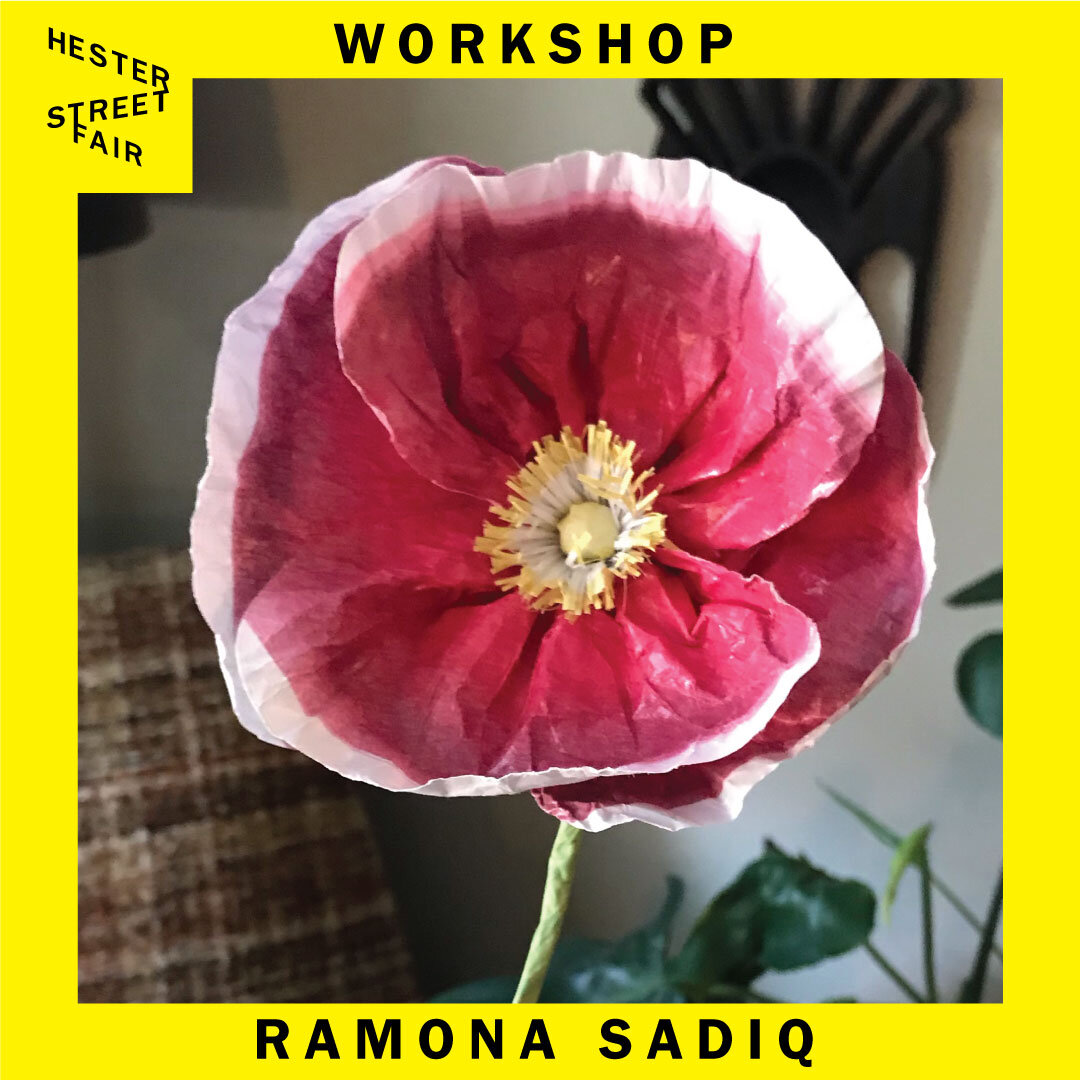 Workshop: Make a Paper Poppy with Ramona Sadiq
