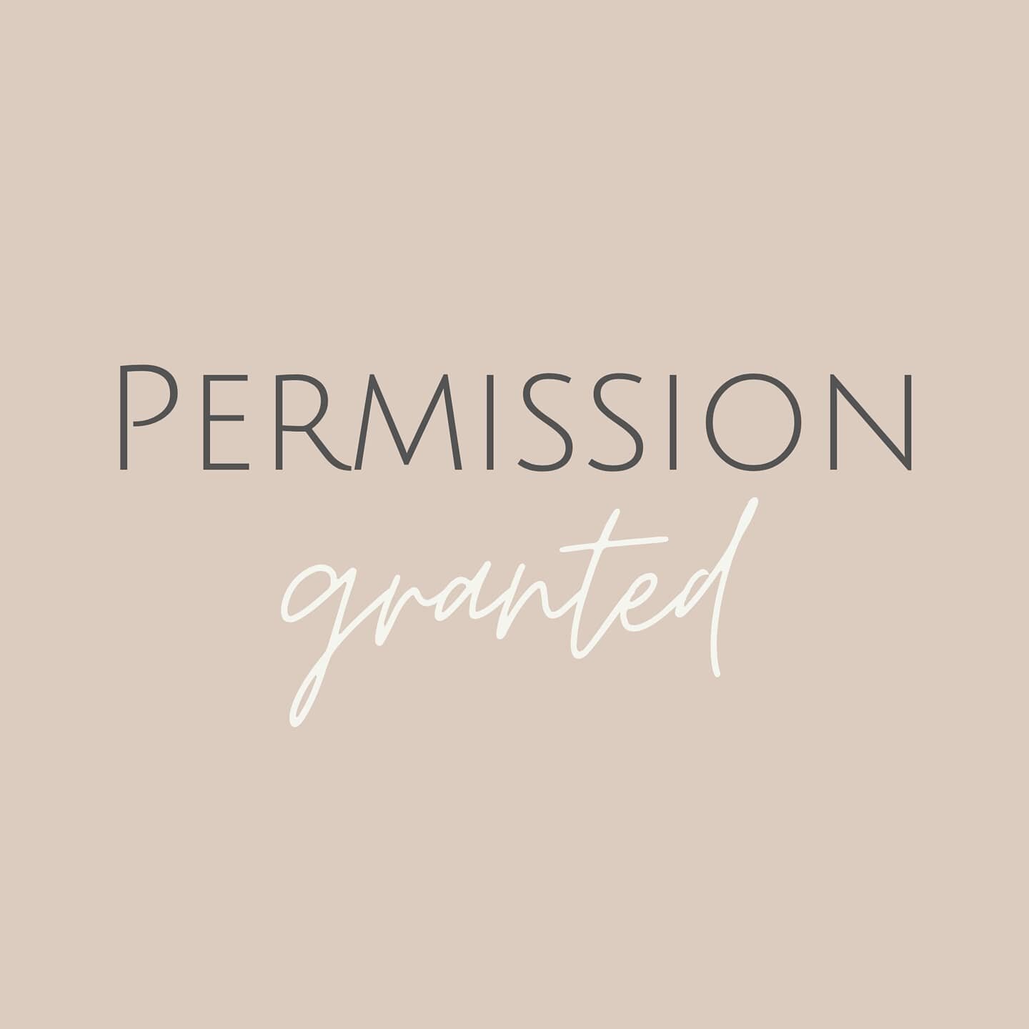 If you were looking for a sign... this is it. 🌟

I've officially granted you permission to do that thing you've been scared to do. To send that email. To make that call. To sign up for that event. To make that leap. To change your job. To put yourse