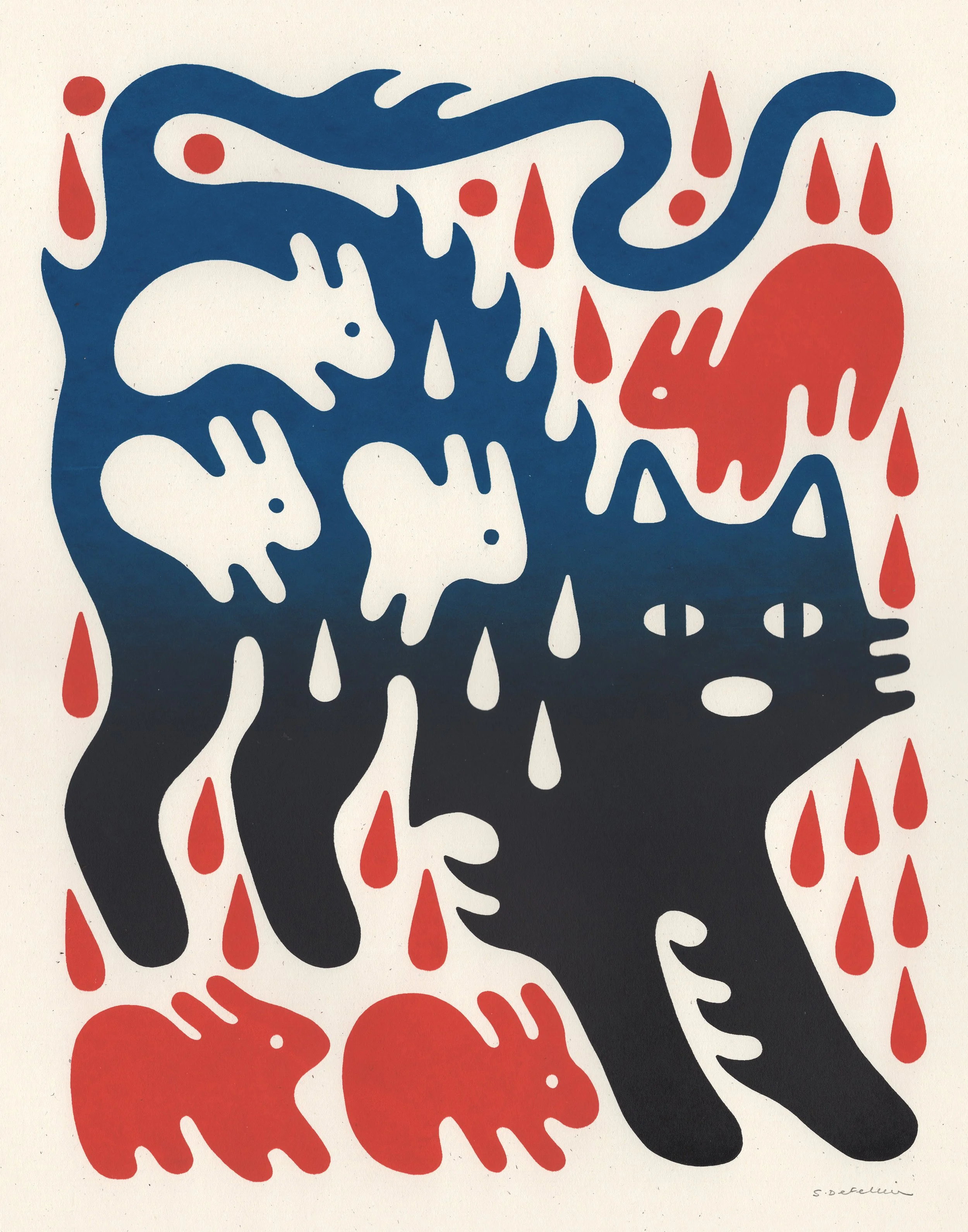 Dinner Cat Print 11x14 6.jpg