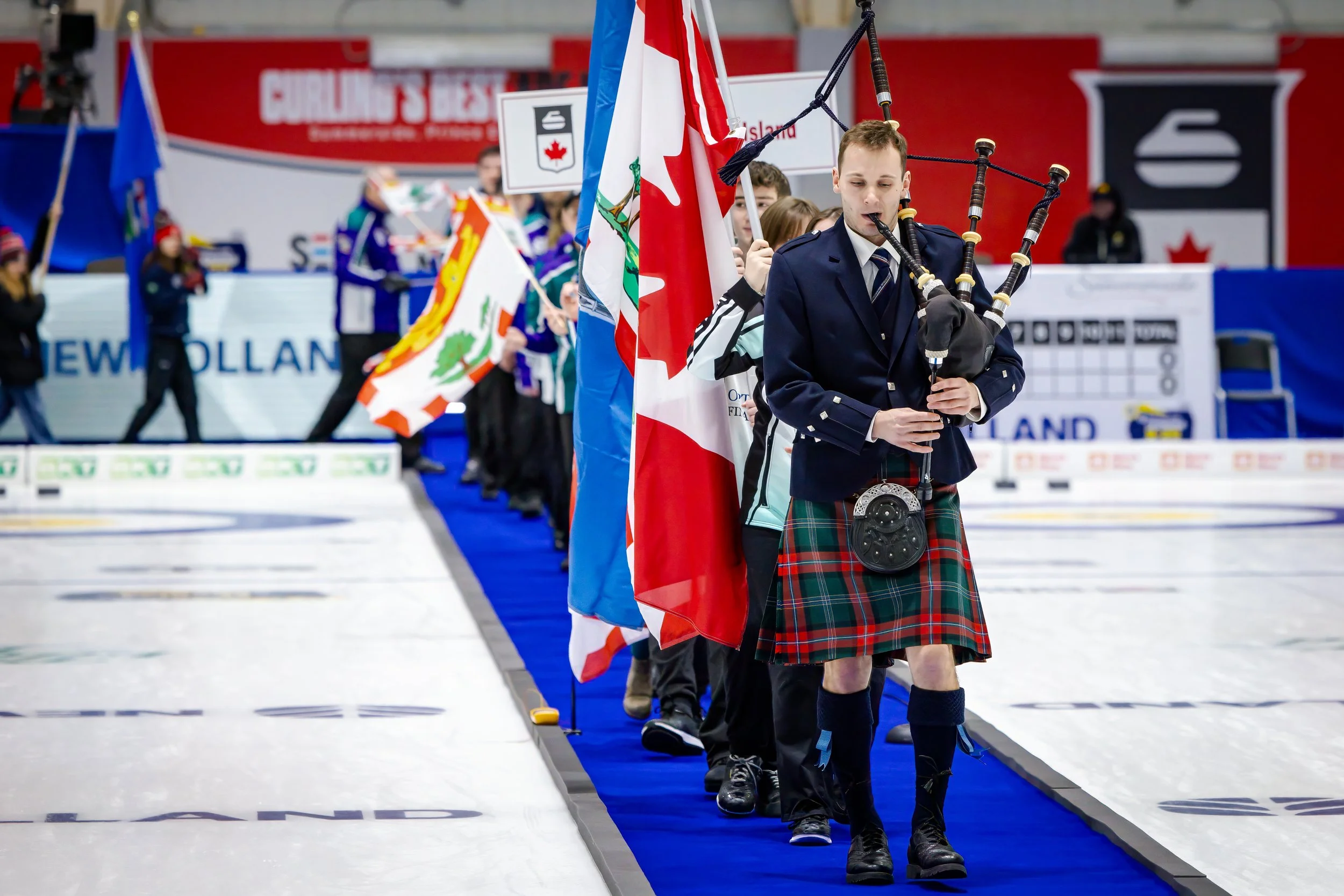 Curling Canada U20 New Holland Championship Opening Summerside PEI Event Photographer PEI Mike Bernard Photography